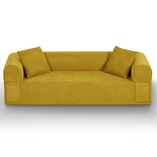 3-Seater Boneless Sofa, No Assembly, Modern Couch