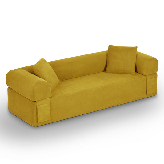 3-Seater Boneless Sofa, No Assembly, Modern Couch