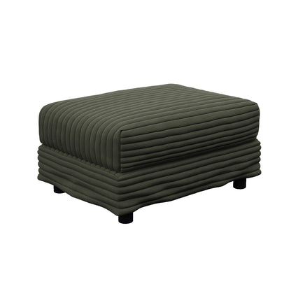 Plush Corduroy Ottoman for 2-Seater, 3-Seater & 4-Seater Sofas