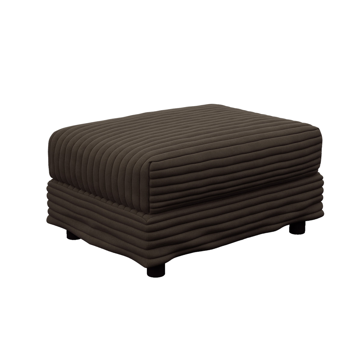 Plush Corduroy Ottoman for 2-Seater, 3-Seater & 4-Seater Sofas