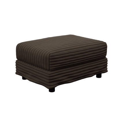 Plush Corduroy Ottoman for 2-Seater, 3-Seater & 4-Seater Sofas