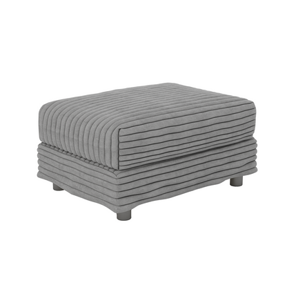 Plush Corduroy Ottoman for 2-Seater, 3-Seater & 4-Seater Sofas