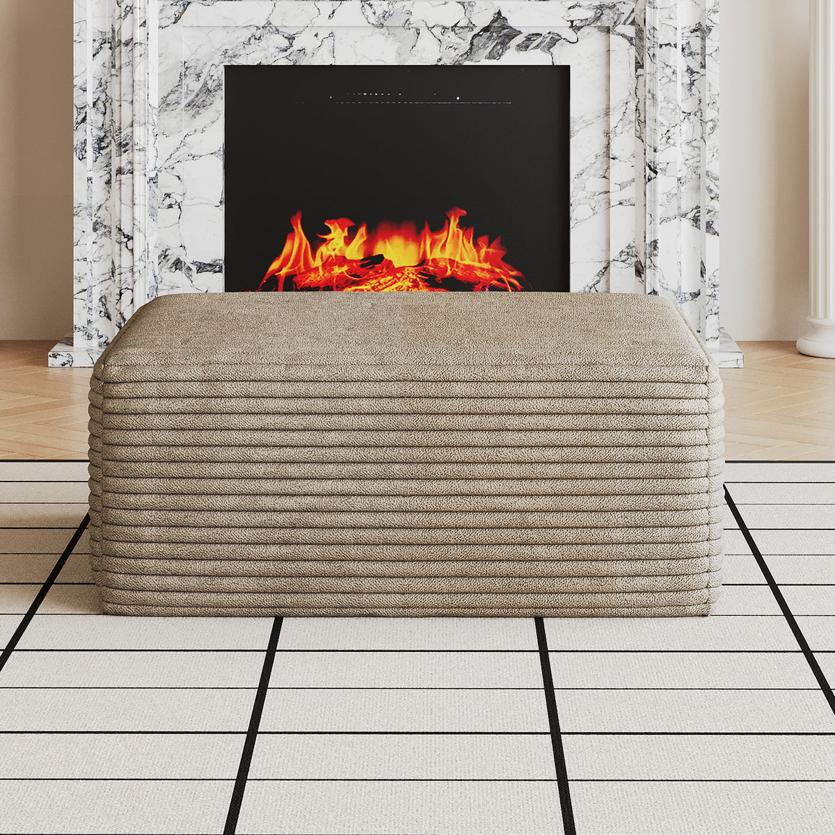 Sofa Ottoman, No Assembly Required