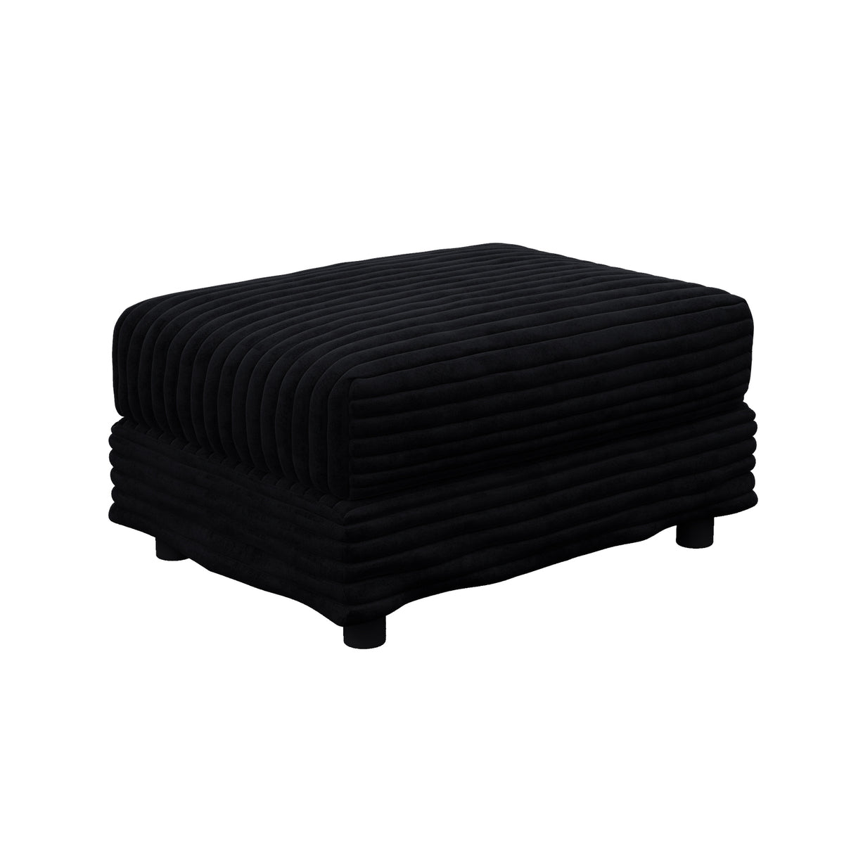 Plush Corduroy Ottoman for 2-Seater, 3-Seater & 4-Seater Sofas
