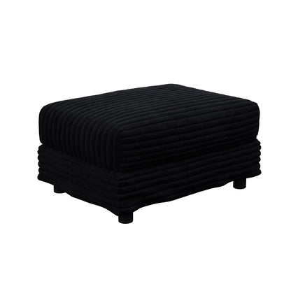 Plush Corduroy Ottoman for 2-Seater, 3-Seater & 4-Seater Sofas
