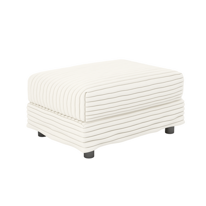 Plush Corduroy Ottoman for 2-Seater, 3-Seater & 4-Seater Sofas