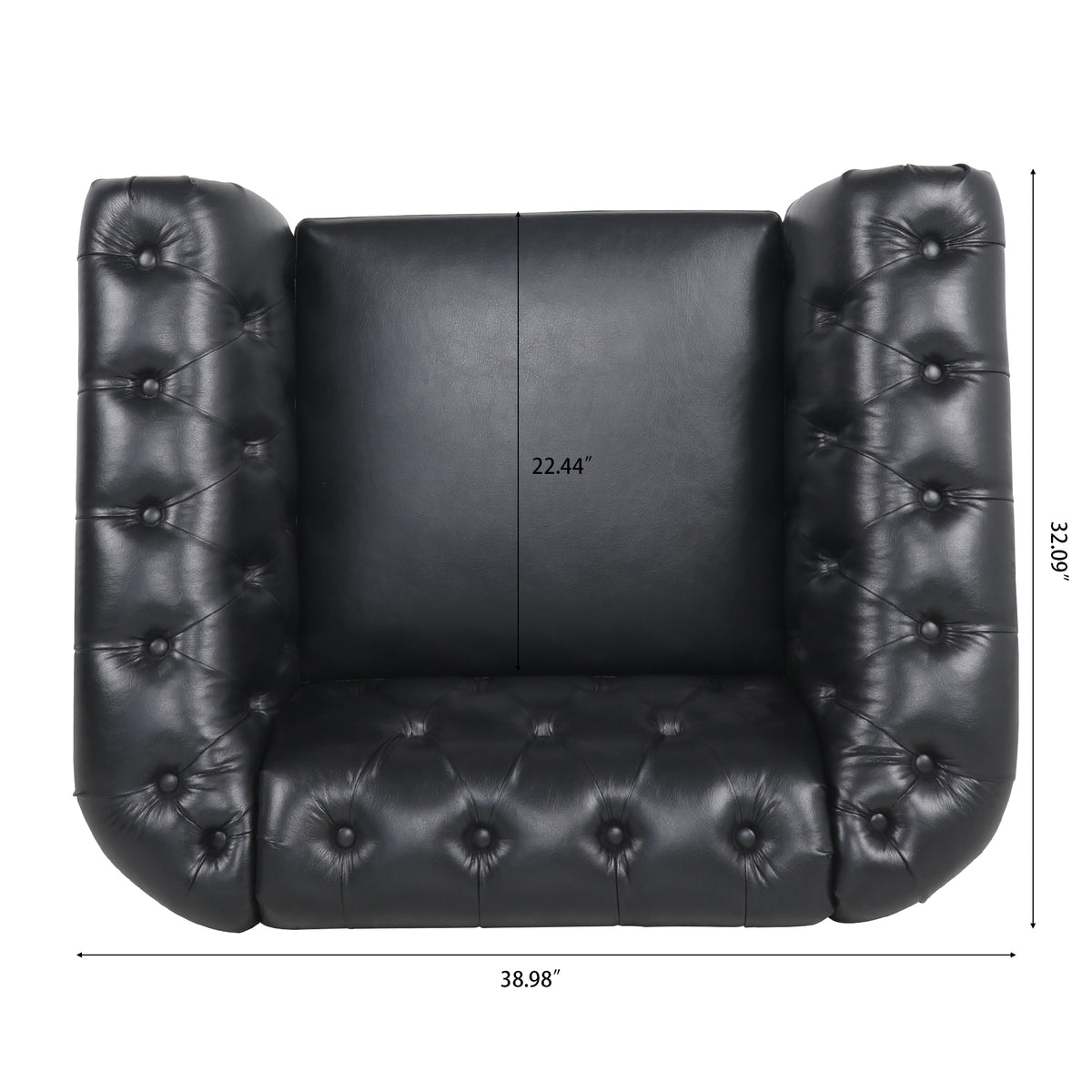 PU 1-Seater Sofa for Living Room