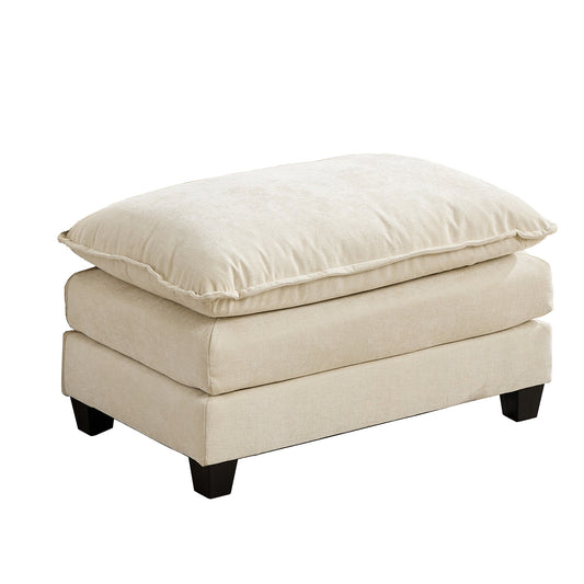 Cloud Sofa Ottoman for Modern Sectional Couch, Chenille Fabric