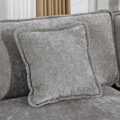 Cloud Sofa Single Seat, Modern Couch, Chenille Fabric