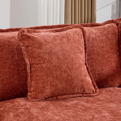 Cloud Sofa Single Seat, Modern Couch, Chenille Fabric