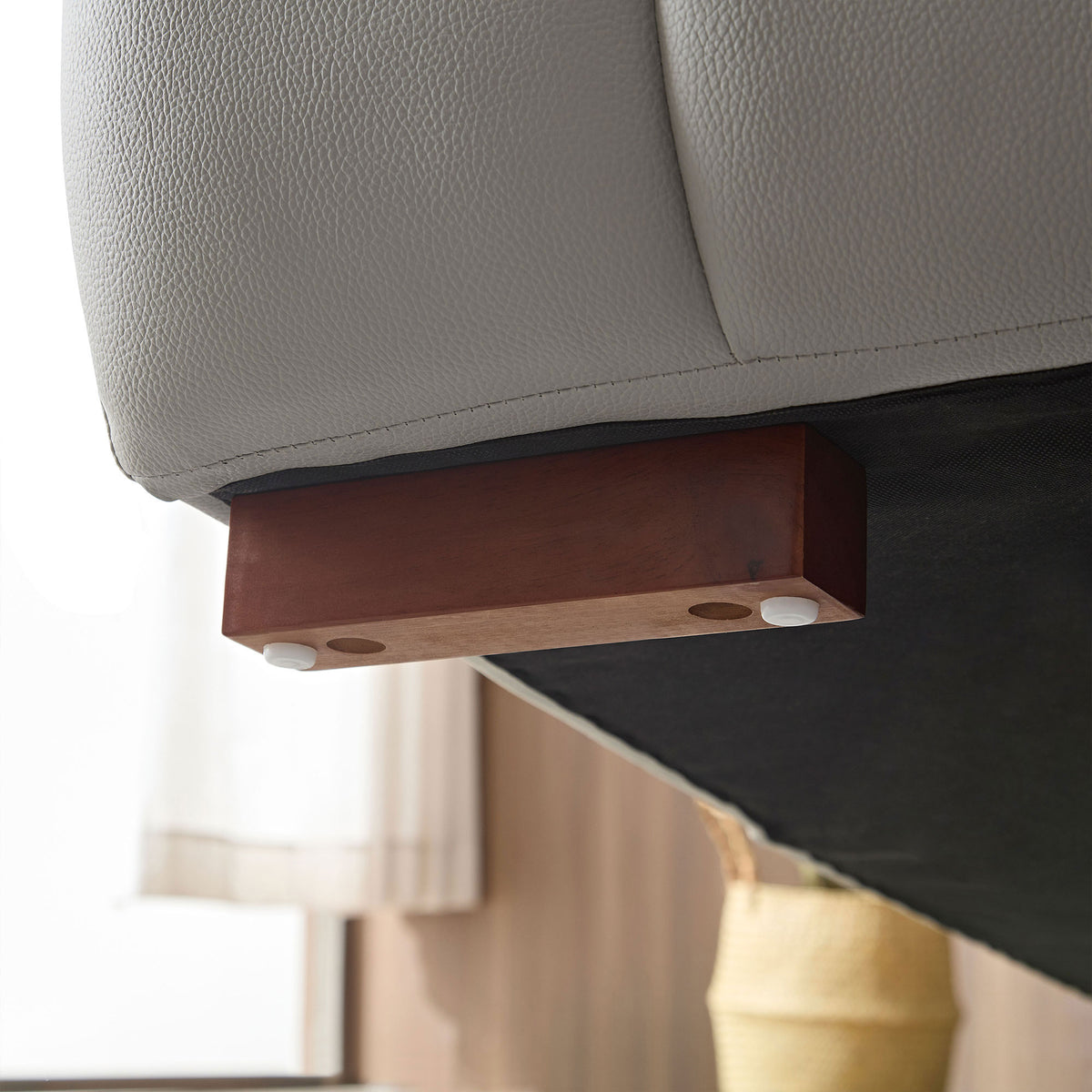 Modern Electric Wall-Hugger Reclining L-Shaped Leather Sofa with USB Port