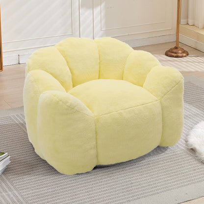 Lotus Compression Bean Bag Sofa with Pull Ring, Easy to Move