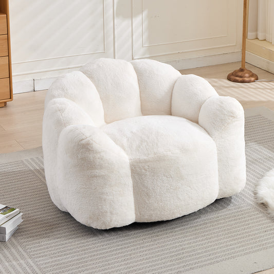 Lotus Compression Bean Bag Sofa with Pull Ring, Easy to Move