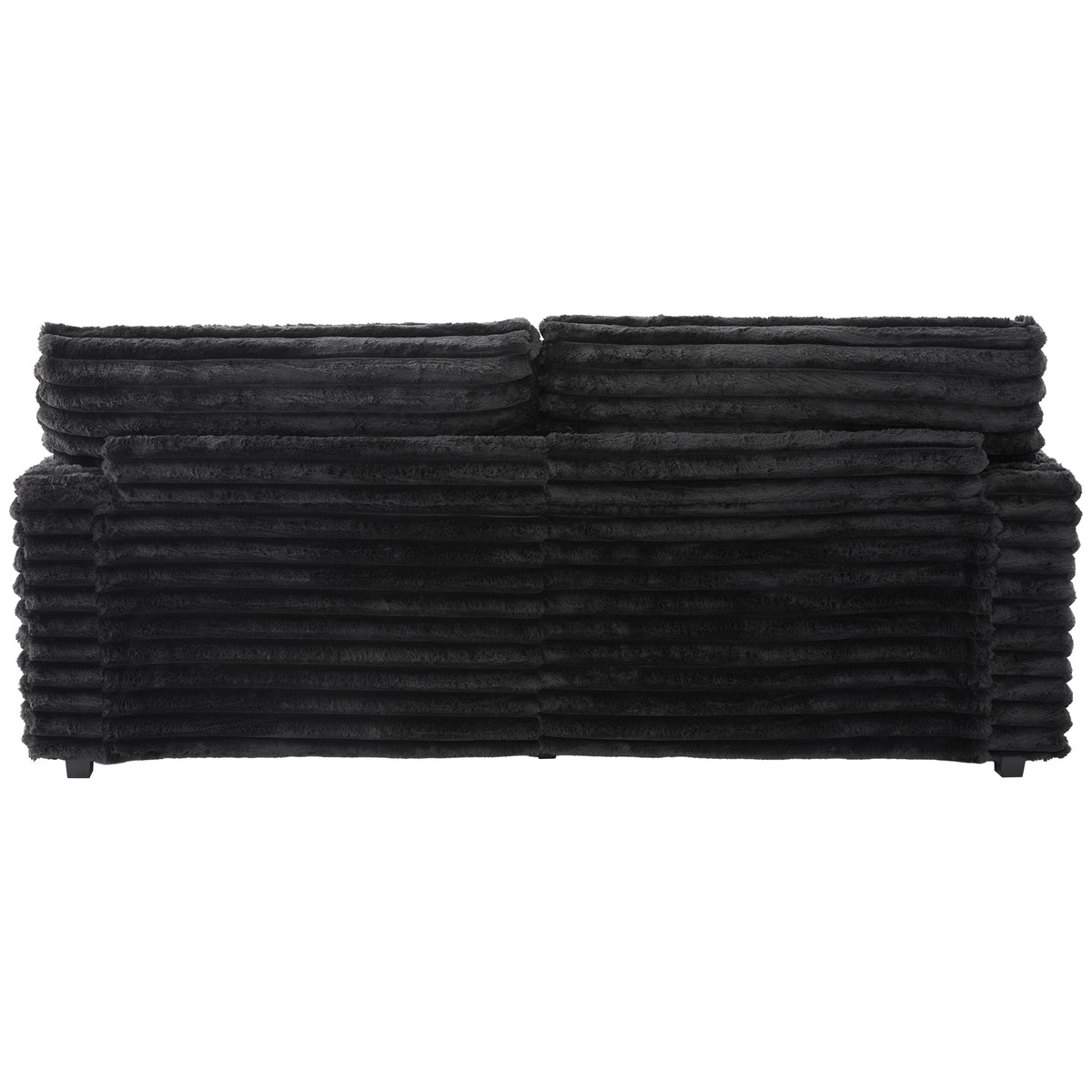 82" Oversized Double Chaise Lounge Sofa Bed with USB Ports & Cup Holders