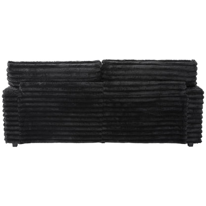 82" Oversized Double Chaise Lounge Sofa Bed with USB Ports & Cup Holders