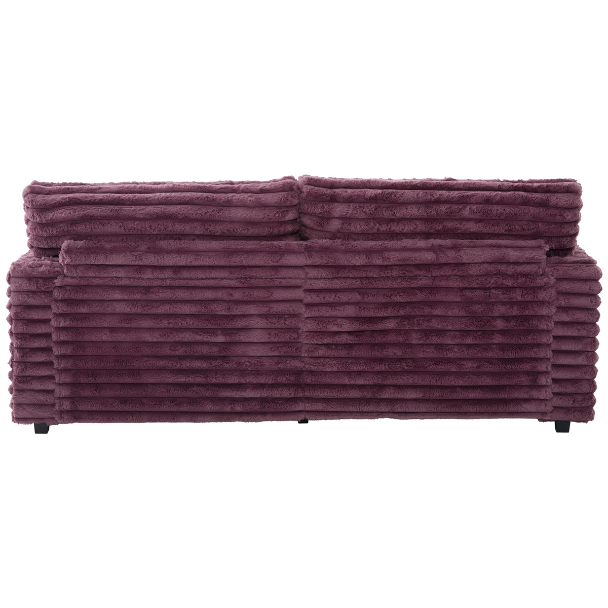 82" Oversized Double Chaise Lounge Sofa Bed with USB Ports & Cup Holders