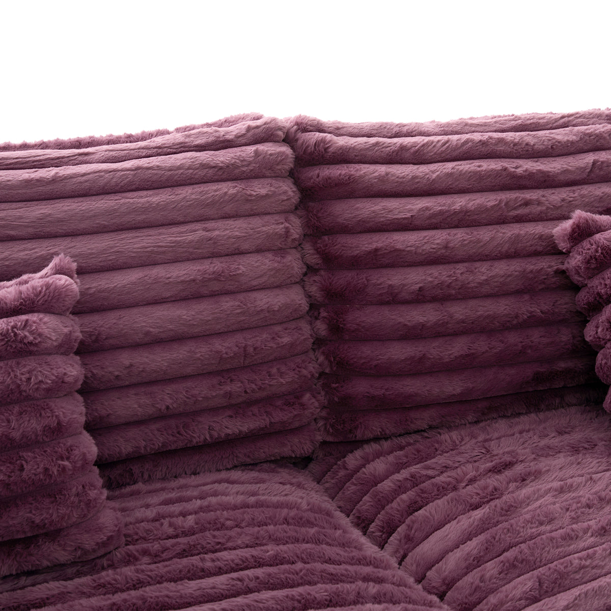 82" Oversized Double Chaise Lounge Sofa Bed with USB Ports & Cup Holders