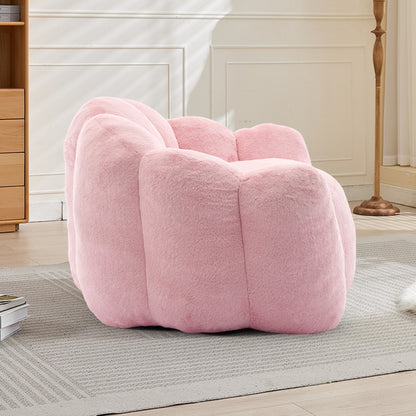 Lotus Compression Bean Bag Sofa with Pull Ring, Easy to Move