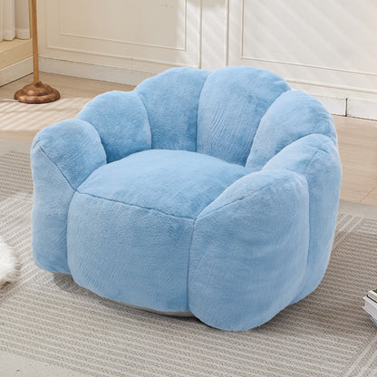 Lotus Compression Bean Bag Sofa with Pull Ring, Easy to Move