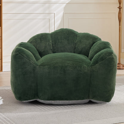 Lotus Compression Bean Bag Sofa with Pull Ring, Easy to Move