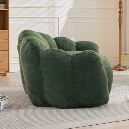Lotus Compression Bean Bag Sofa with Pull Ring, Easy to Move
