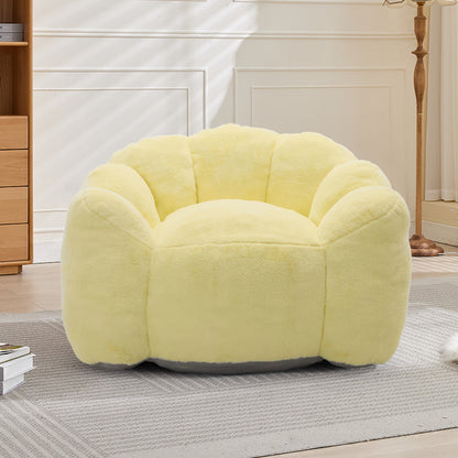 Lotus Compression Bean Bag Sofa with Pull Ring, Easy to Move