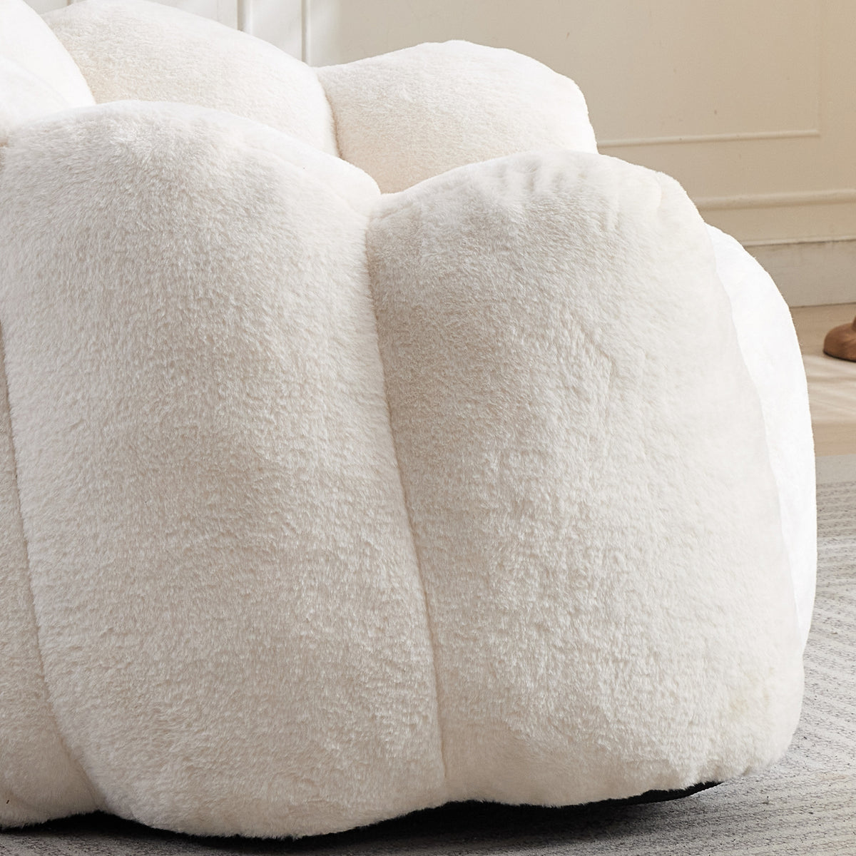 Lotus Compression Bean Bag Sofa with Pull Ring, Easy to Move
