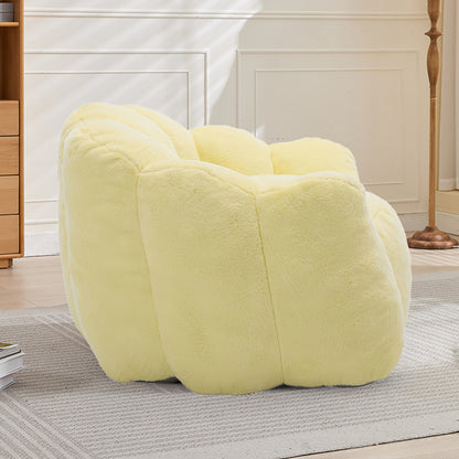 Lotus Compression Bean Bag Sofa with Pull Ring, Easy to Move