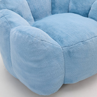 Lotus Compression Bean Bag Sofa with Pull Ring, Easy to Move