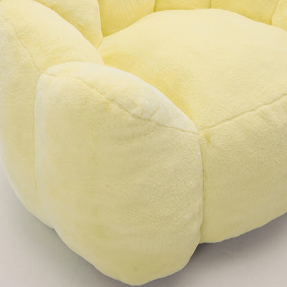 Lotus Compression Bean Bag Sofa with Pull Ring, Easy to Move