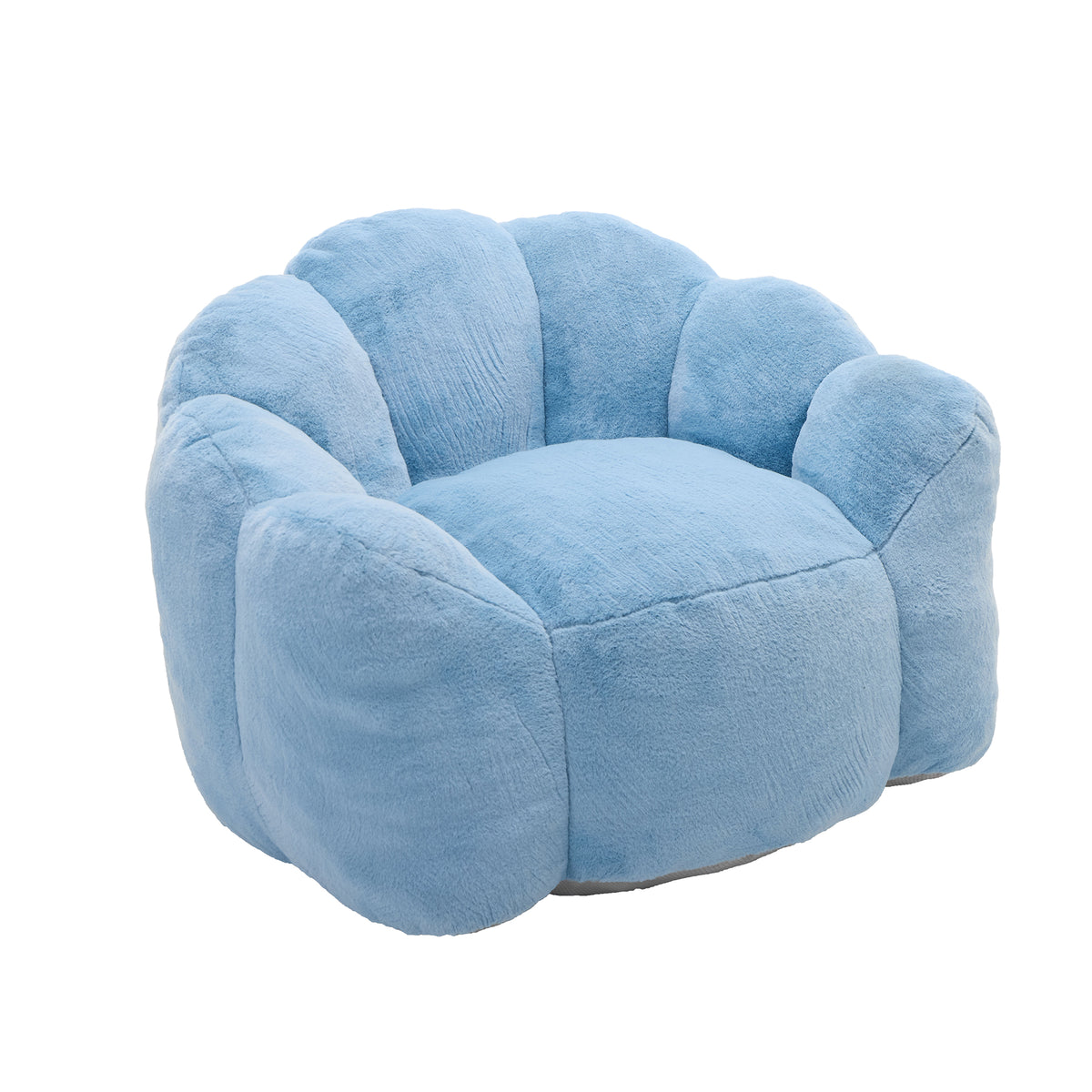 Lotus Compression Bean Bag Sofa with Pull Ring, Easy to Move