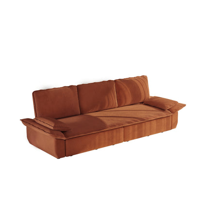 94.5" 3-in-1 Corduroy Queen Pull-Out Sofa Bed