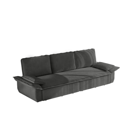 94.5" 3-in-1 Corduroy Queen Pull-Out Sofa Bed