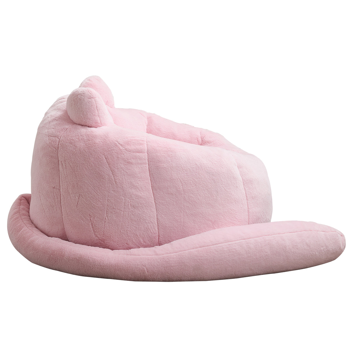 Cat-Shaped Adult Bean Bag Sofa, No Assembly, for Living Room & Bedroom