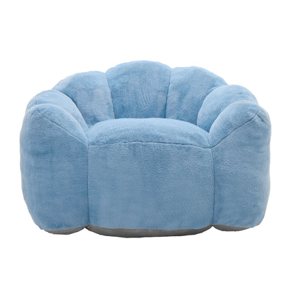 Lotus Compression Bean Bag Sofa with Pull Ring, Easy to Move