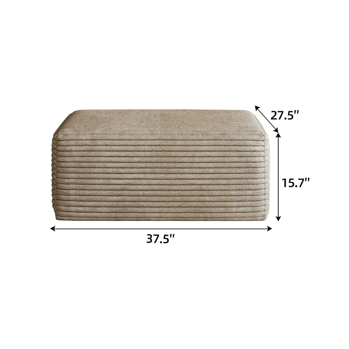 Sofa Ottoman, No Assembly Required